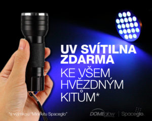 UV kapesní LED svítilna neboli baterka s 21 diodami zdarma